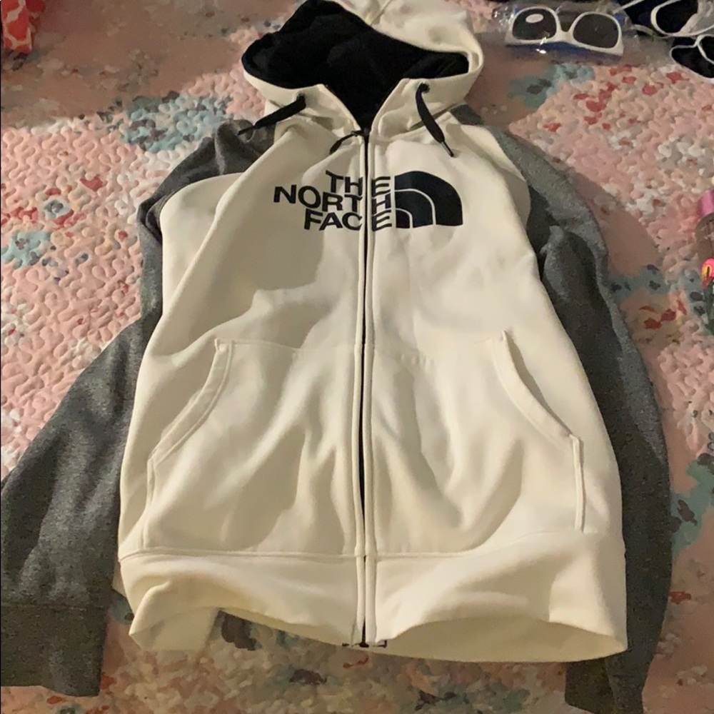 The north face zip up jacket